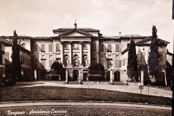 Cartolina - Bergamo - Accademia Carrara - 1955