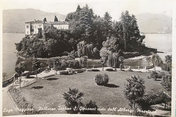 Cartolina - Lago Maggiore - Pallanza - Isolino S. Giovanni …