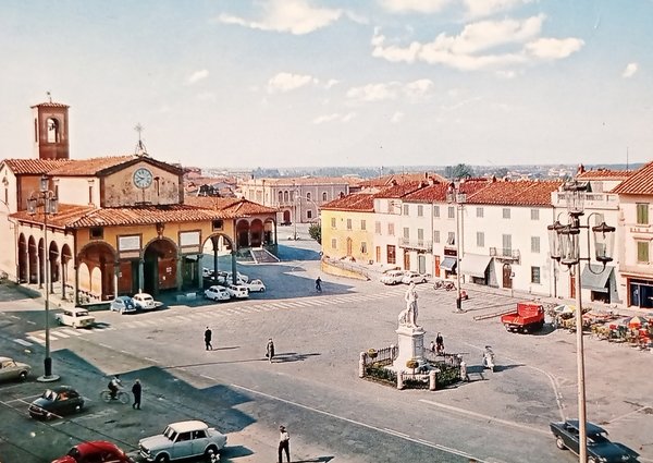 Cartolina - Monsummano Terme - Piazza Giuseppe Giusti - 1970 …
