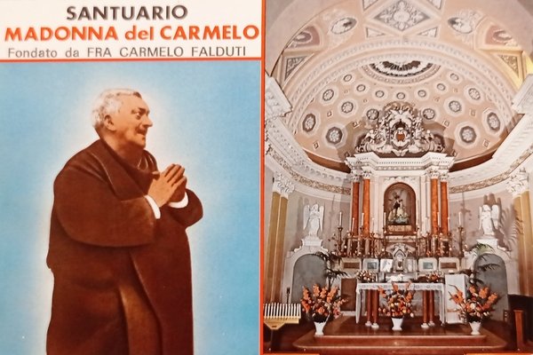 Cartolina - Santuario Madonna del Carmelo - Monte Poro Caroniti …