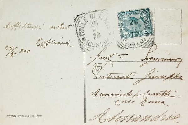 Cartolina - Limone Piemonte - Valle Vermenagna - 1910