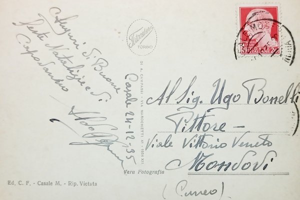 Cartolina - Casale Monferrato - Particolare del Monumento ai Caduti …