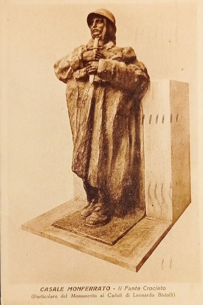 Cartolina - Casale Monferrato - Il Fante Crociato - particolare …