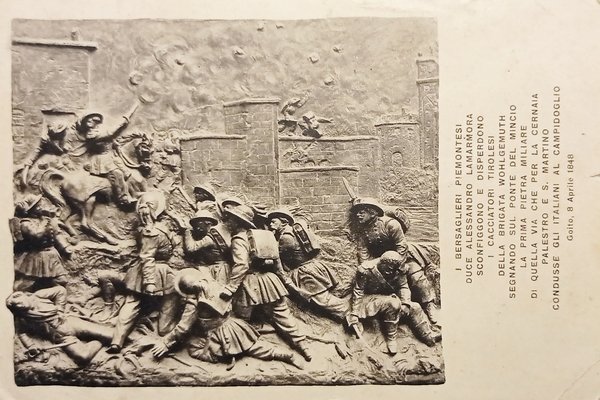 Cartolina - Sacrario Bersaglieri - Roma - Battesimo del Fuoco …