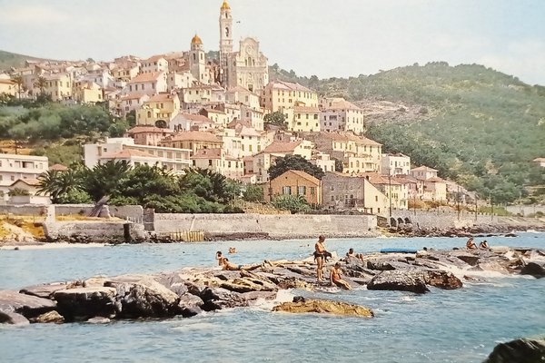 Cartolina - Riviera dei Fiori - Cervo Ligure - Panorama …