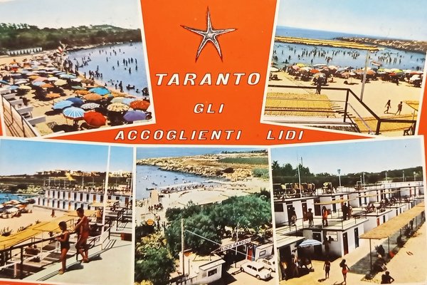 Cartolina - Taranto - Gli Accoglienti Lidi - 1970