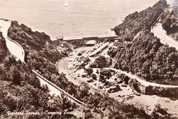 Cartolina - Varazze Invrea - Camping Portigliolo - 1964