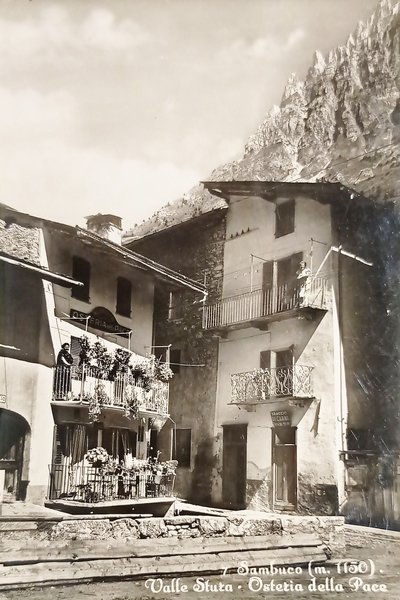 Cartolina - Sambuco - Valle Stura - Osteria della Pace …
