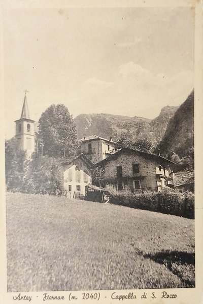 Cartolina - Antey ( Aosta ) - Fiernaz - Cappella …