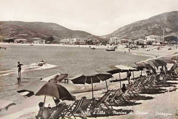 Cartolina - Isola d'Elba - Marina di Campo - Spiaggia …