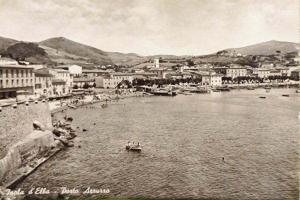 Cartolina - Isola d'Elba - Porto Azzurro - 1950 ca.