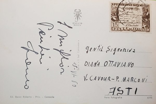 Cartolina - Ceresole Reale - Lago e Regione Parrocchia - …