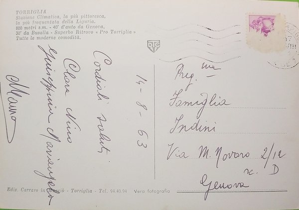 Cartolina - Torriglia - Panorama - La Svizzera Ligure - …
