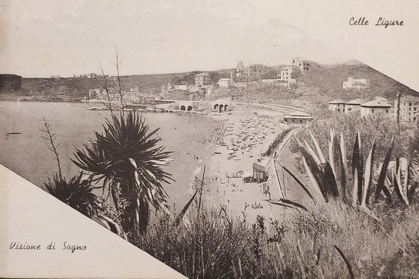 Cartolina - Celle Ligure - Visione di Sogno - 1957