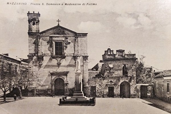 Cartolina - Mazzarino - Piazza S. Domenico e Madonnina di …