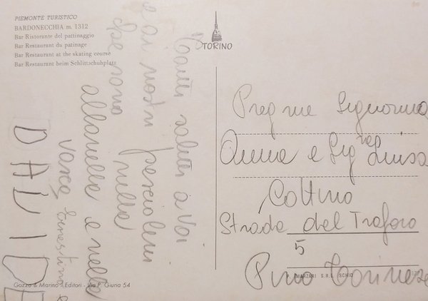 Cartolina - Piemonte Turistico - Bardonecchia - Bar Ristorante - …