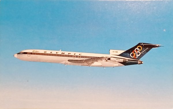Cartolina Aeronautica - Olympic Airways - Boeing 727-200 - 1960 …