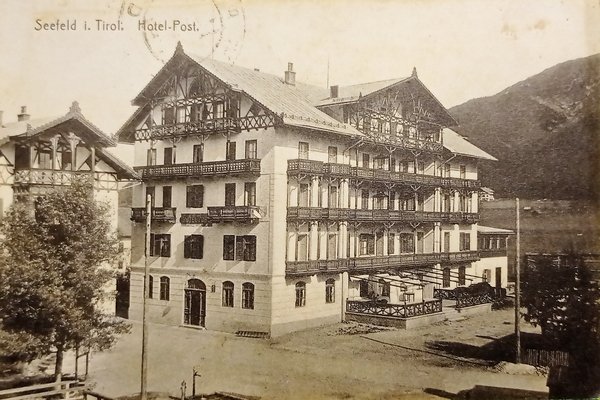 Cartolina - Austria - Seefeld in Tirol - Hotel-Post - …