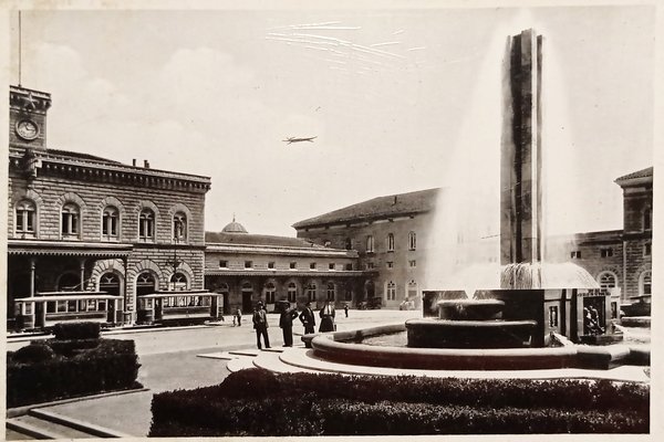 Cartolina - Bologna - Piazzale Stazione Ferroviaria - 1939