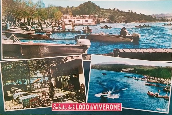 Cartolina - Saluti dal Lago di Viverone - Vedute diverse …