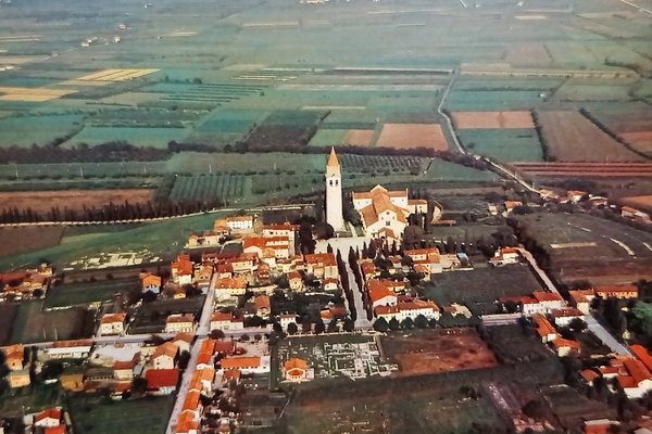 Cartolina - Aquileia - Veduta aerea - 1960 ca.