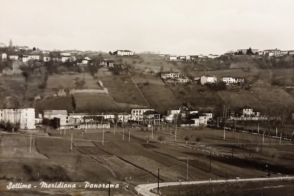 Cartolina - Settime - Meridiana - Panorama - 1960 ca.
