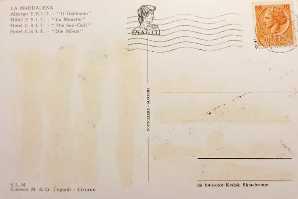 Cartolina - La Maddalena ( Sassari ) - Albergo E.S.I.T. …