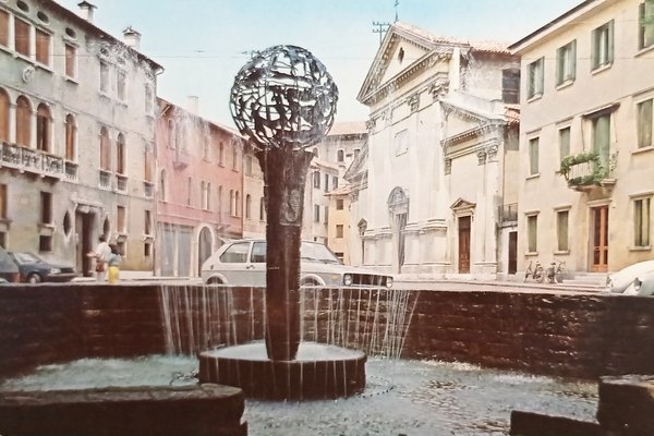 Cartolina - Treviso - Piazza S. Andrea - 1970 ca.