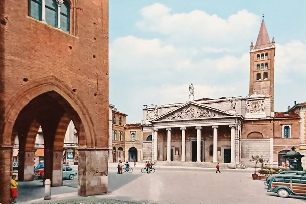 Cartolina - Cremona - Chiesa S. Agata - Portico Palazzo …