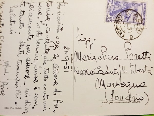 Cartolina - Acri ( Cozenza ) - Panorama - 1951