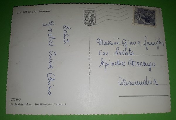 Cartolina - Lido del Salvio - Panorama - 1970 ca