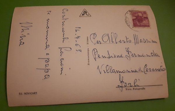 Cartolina - Spinetta Marengo - Via Genova - 1963