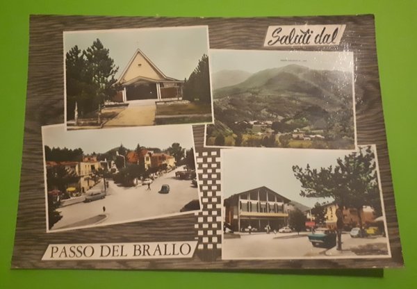 Cartolina - Saluti dal Passo del Brallo - 1960 ca