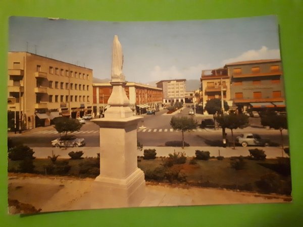 Cartolina - Cassino - Piaza A. Diaz e Monumento a …