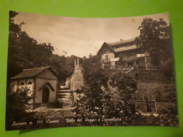 Cartolina - Lurisia ( Cuneo ) - Villa del Paggio …