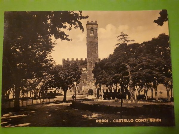 Cartolina - Poppi - Castello Conti Guidi - 1953