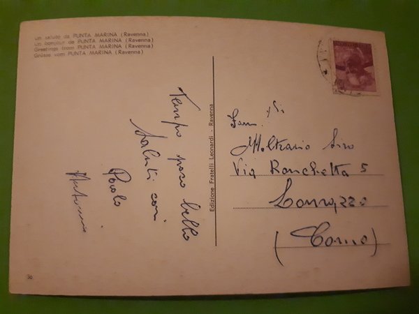Cartolina - Punta Marina - Ravenna - 1970 ca.