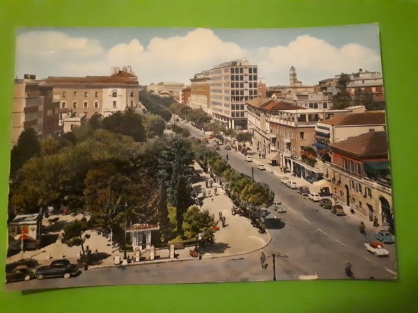 Cartolina - Ferrara - Viale Cavour - 1960
