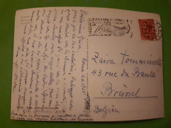Cartolina - Formia - Panorama - 1958