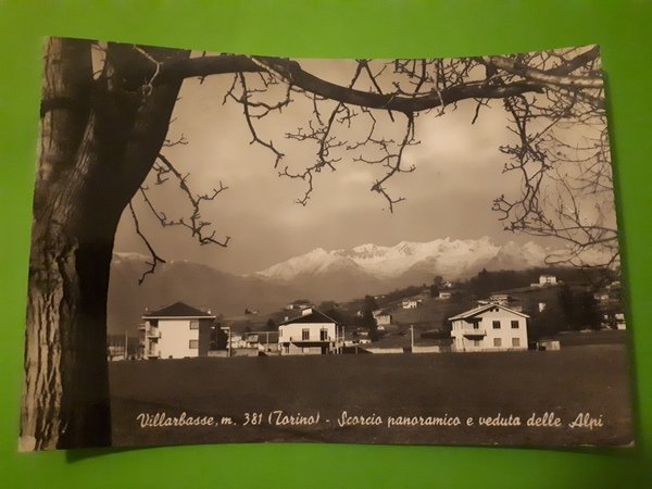 Cartolina - Villarbasse - Scorcio panoramico e veduta delle Alpi … | Immagine Gallery 1