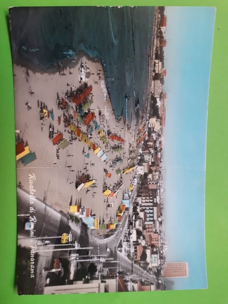 Cartolina - Rivabella di Rimini - Panorama - 1964