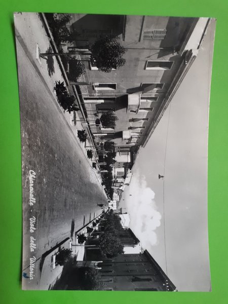 Cartolina - Chiaravalle - Viale della Vittoria - 1956