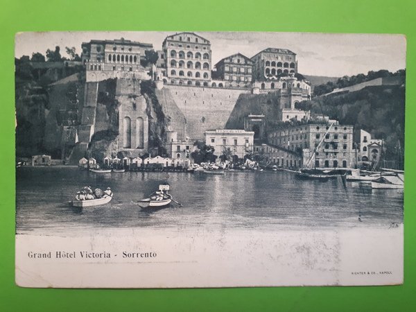 Cartolina - Grand Hotel Victoria - Sorrento - 1901