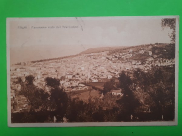 Cartolina - Palmi - Panorama visto dal Tracciolino - 1928