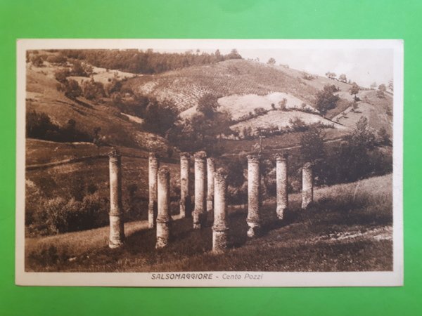 Cartolina - Salsomaggiore - Centro Pozzi - 1950 ca.