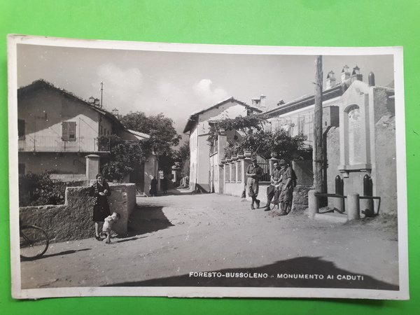 Cartolina - Foresto - Bussoleno - Monumento ai Caduti - …