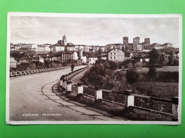 Cartolina - Fossano - Panorama - 1943