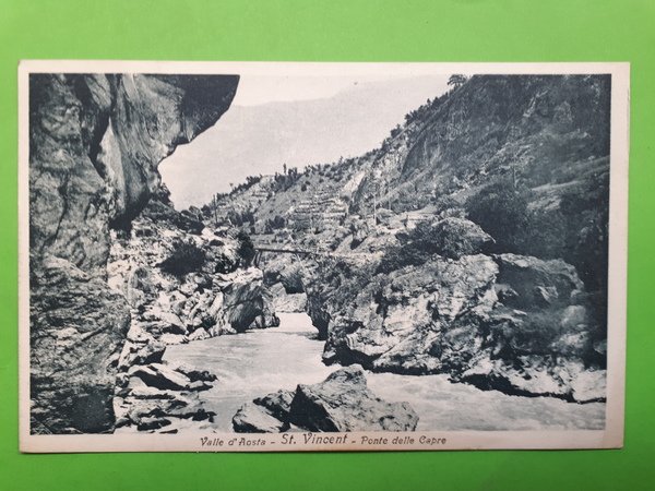 Cartolina - Valle d'Aosta - St. Vincent - Ponte delle …
