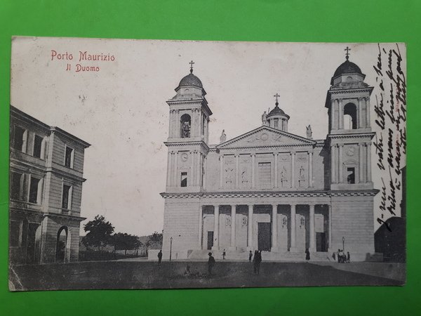 Cartolina - Porto Maurizio - Il Duomo - 1902