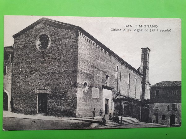 Cartolina - San Gimignano - Chiesa di S.Agostino (XXI secolo) …